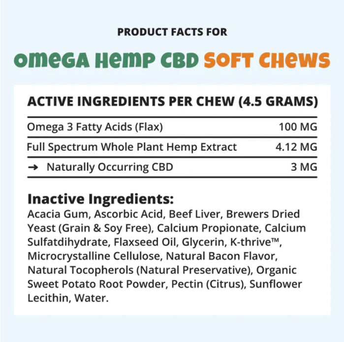 Omega Hemp CBD Soft Chews