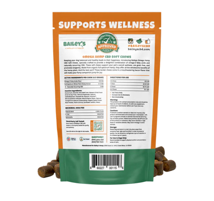 Omega Hemp CBD Soft Chews +Extra Strength